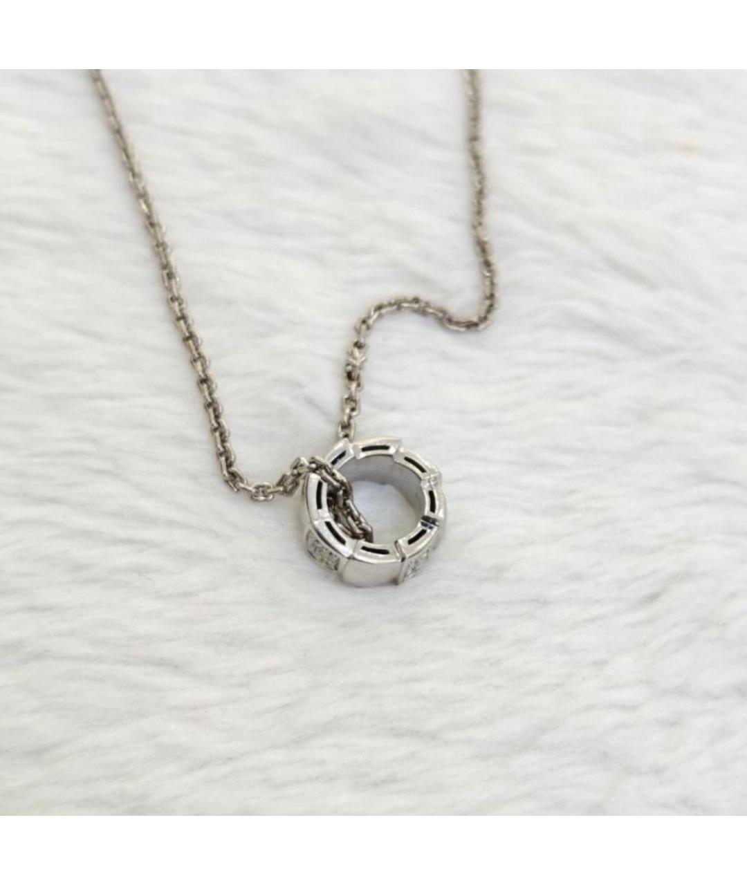 BVLGARI Подвеска из белого золота, фото 4