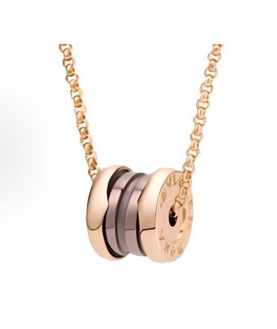 BVLGARI Золотая подвеска из розового золота, фото 8