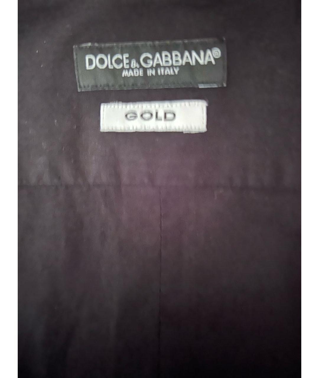 DOLCE&GABBANA Черная хлопковая кэжуал рубашка, фото 3
