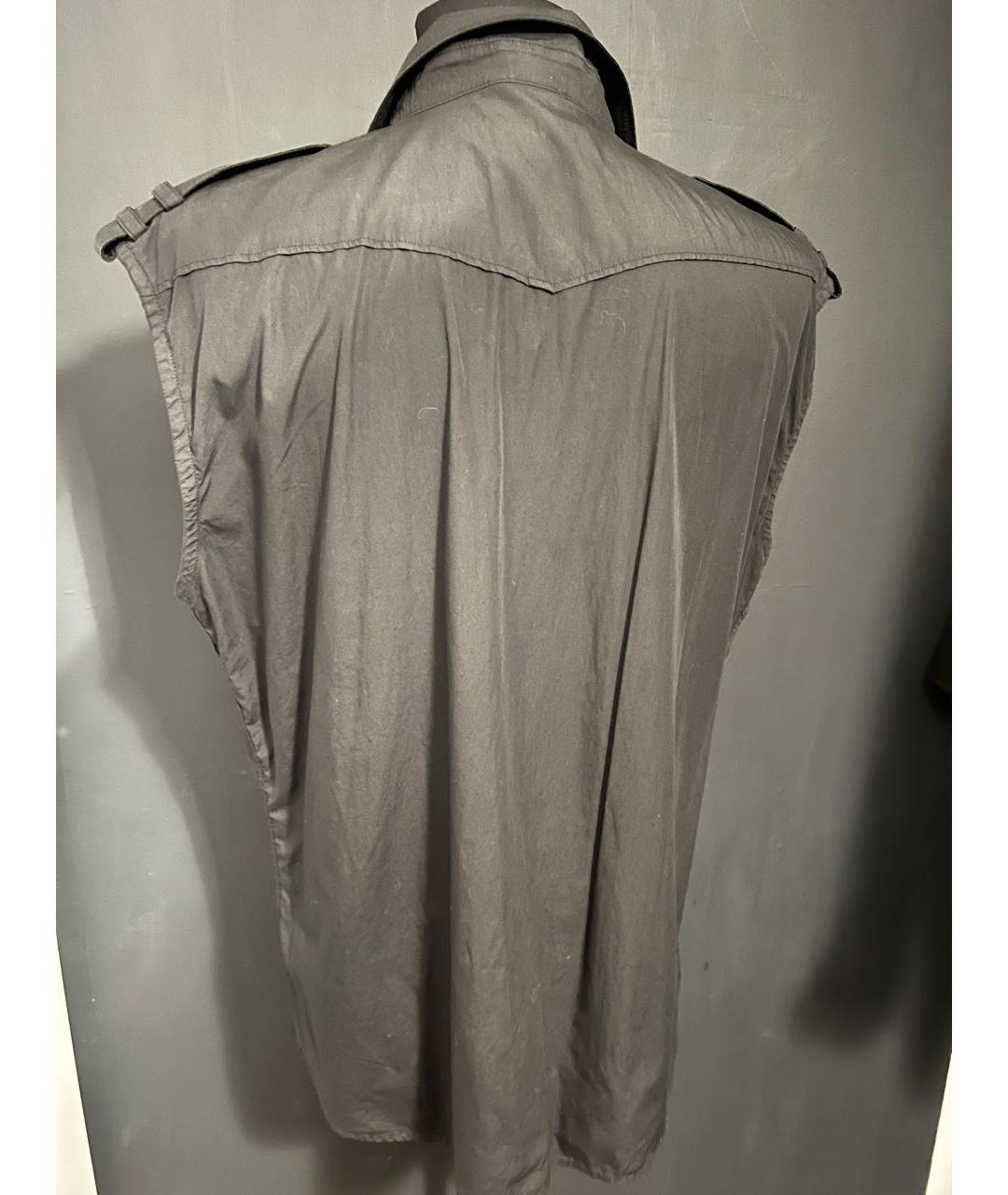 PIERRE BALMAIN Черная хлопковая кэжуал рубашка, фото 2