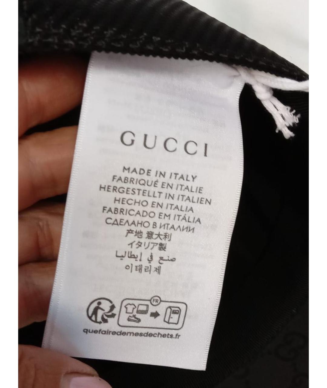 GUCCI Черная кепка/бейсболка, фото 6