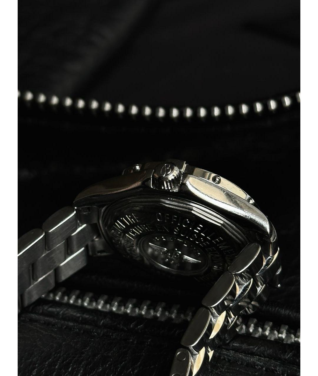 BREITLING Серебряные металлические часы, фото 5