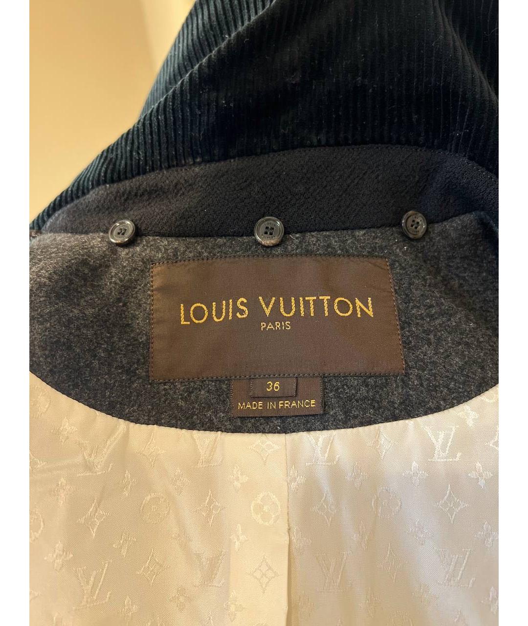 LOUIS VUITTON Черное пальто, фото 3