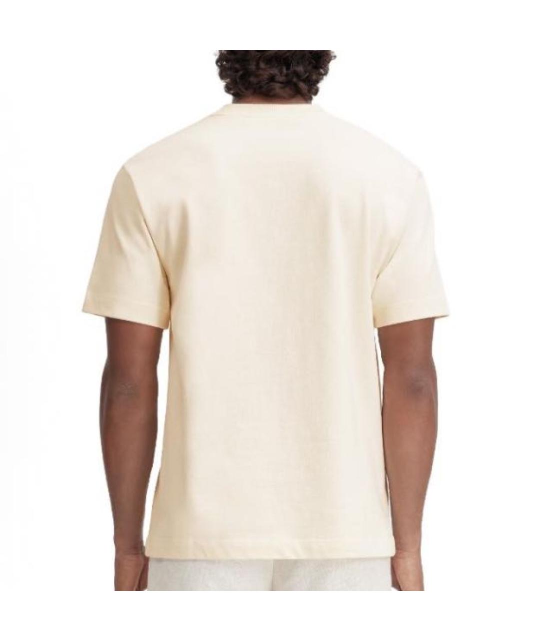 JACQUEMUS Бежевая футболка, фото 3