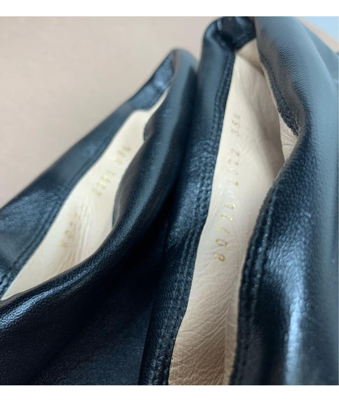 GIANVITO ROSSI Черные кожаные ботфорты, фото 8