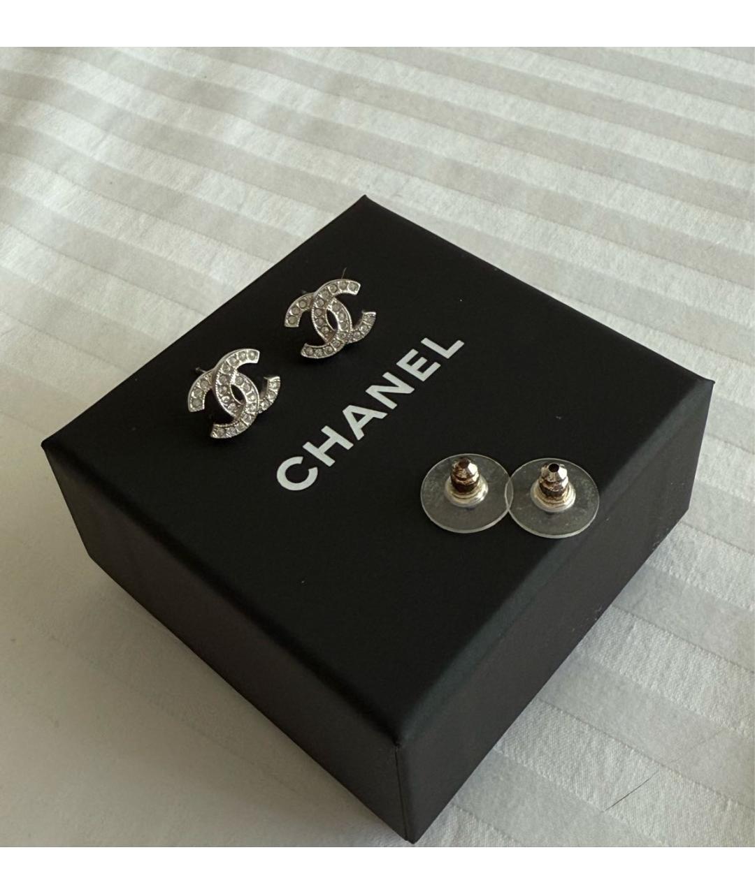 CHANEL Серебряные серебряные серьги, фото 3