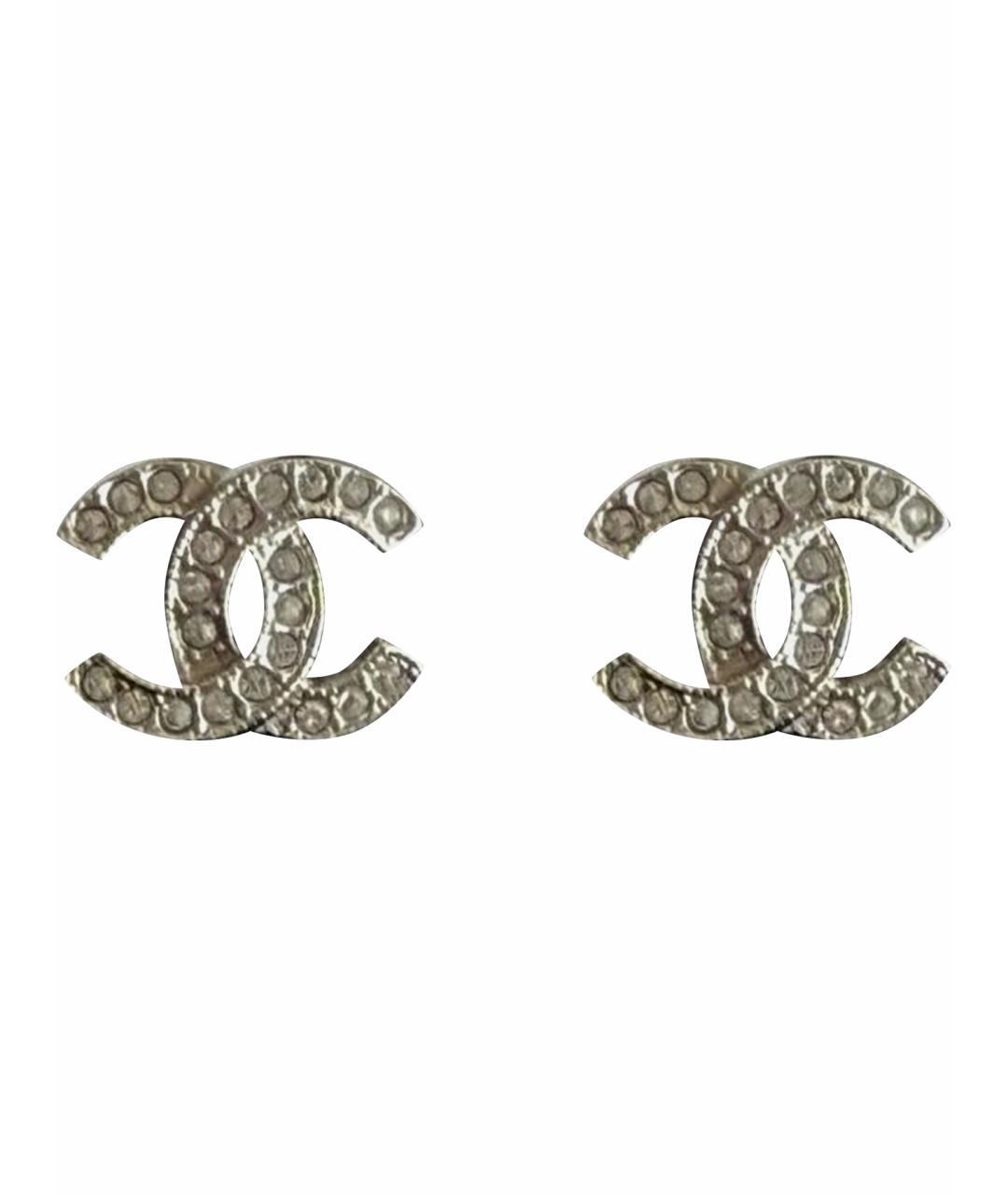 CHANEL Серебряные серебряные серьги, фото 1