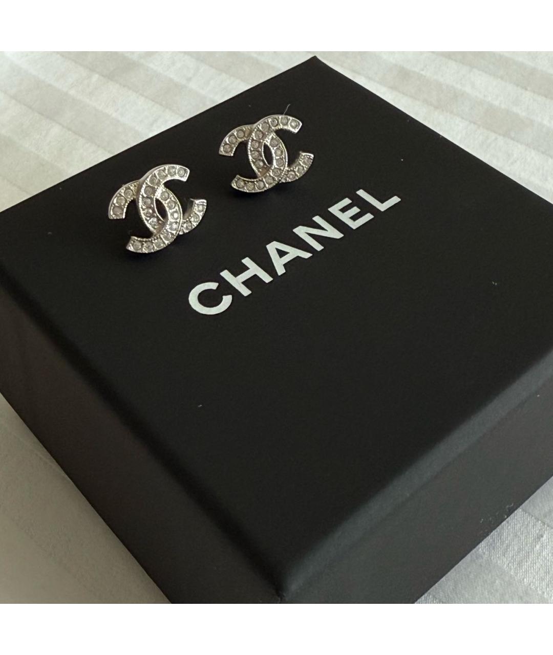 CHANEL Серебряные серебряные серьги, фото 5