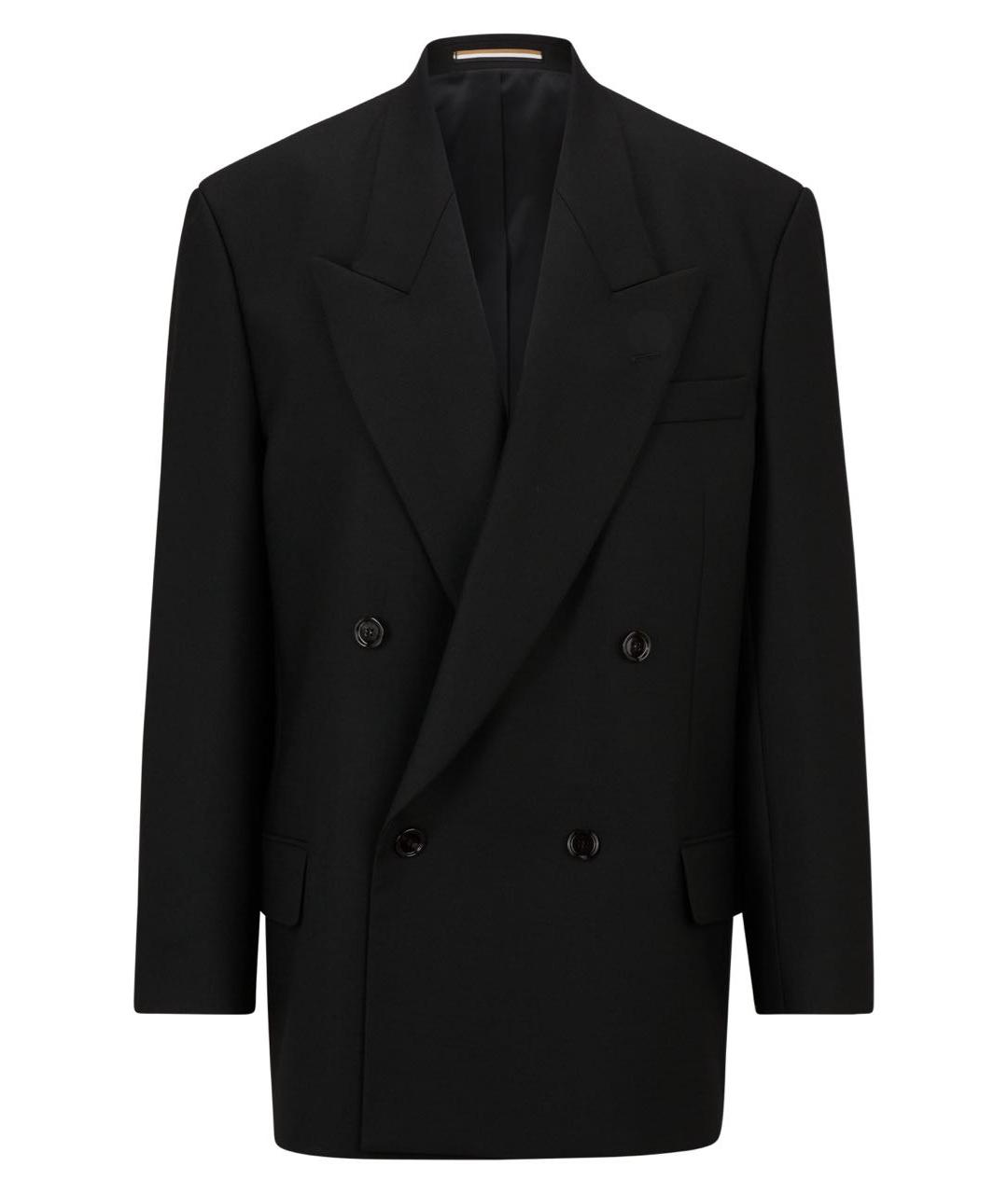 HUGO BOSS Черный шерстяной костюм с брюками, фото 2