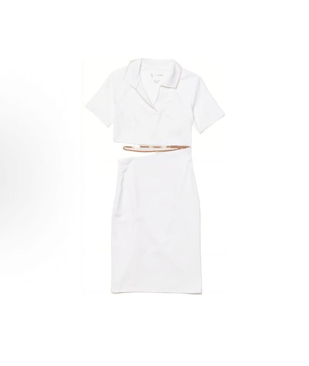 JACQUEMUS Белое повседневное платье, фото 6