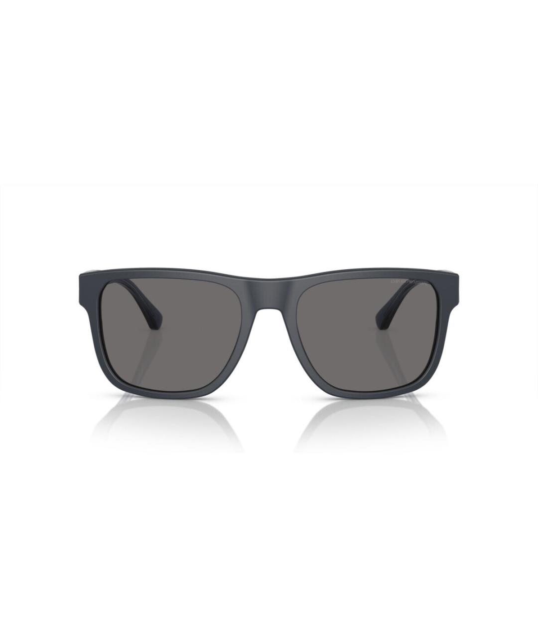EMPORIO ARMANI Синие пластиковые солнцезащитные очки, фото 2