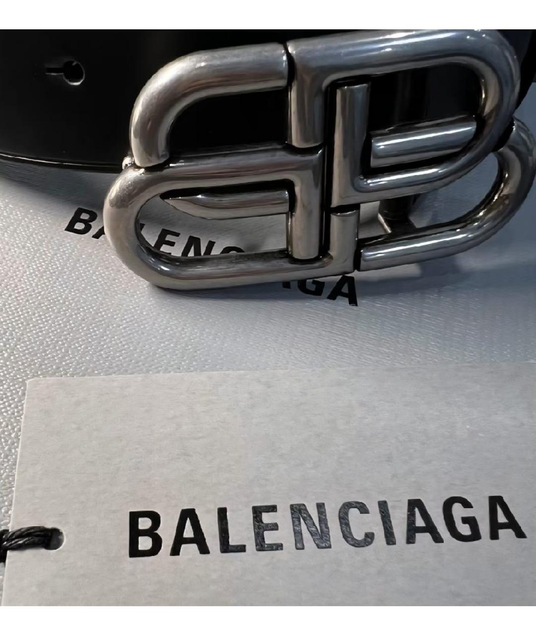 BALENCIAGA Черный ремень, фото 8