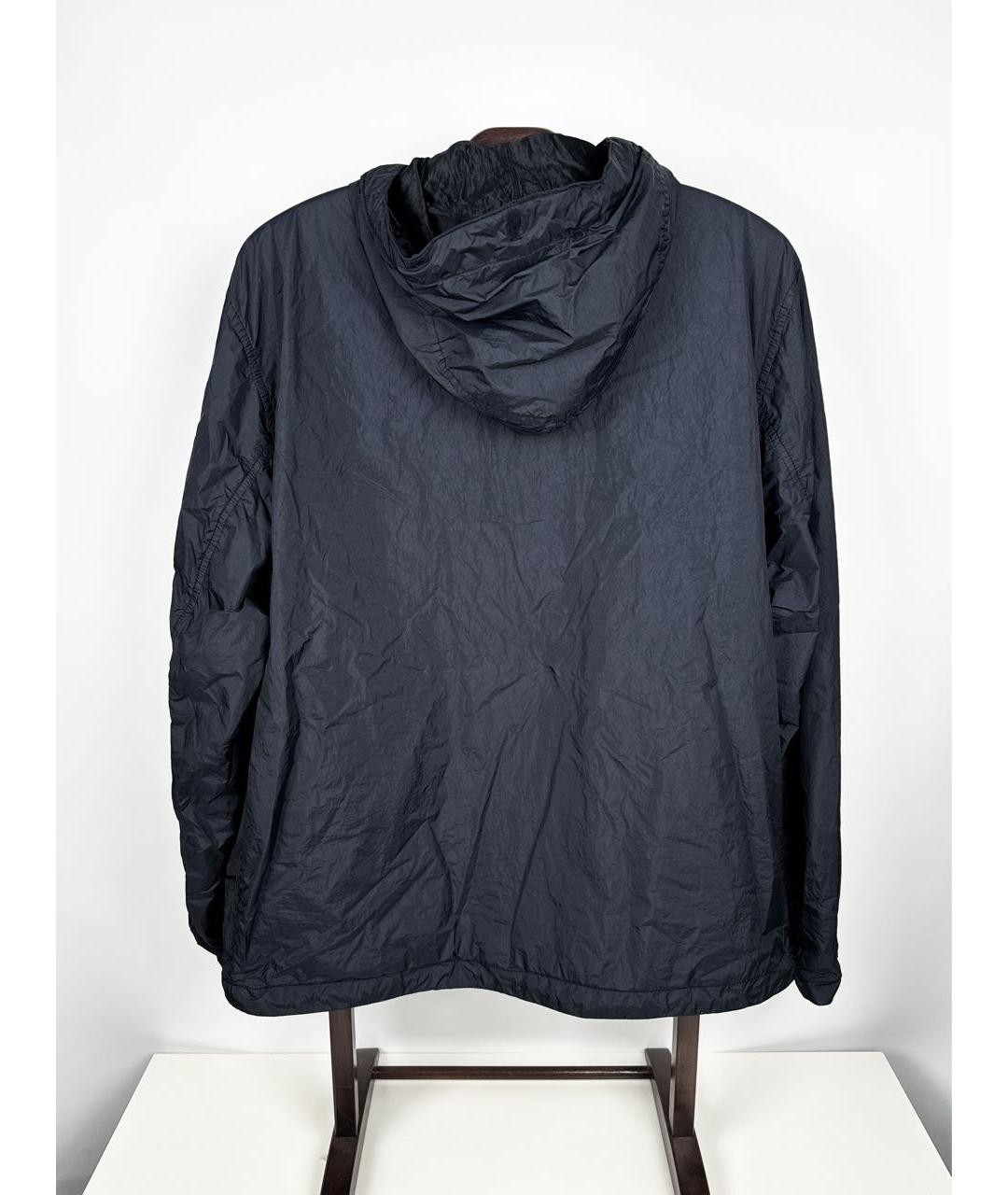 STONE ISLAND Темно-синяя полиамидовая куртка, фото 2
