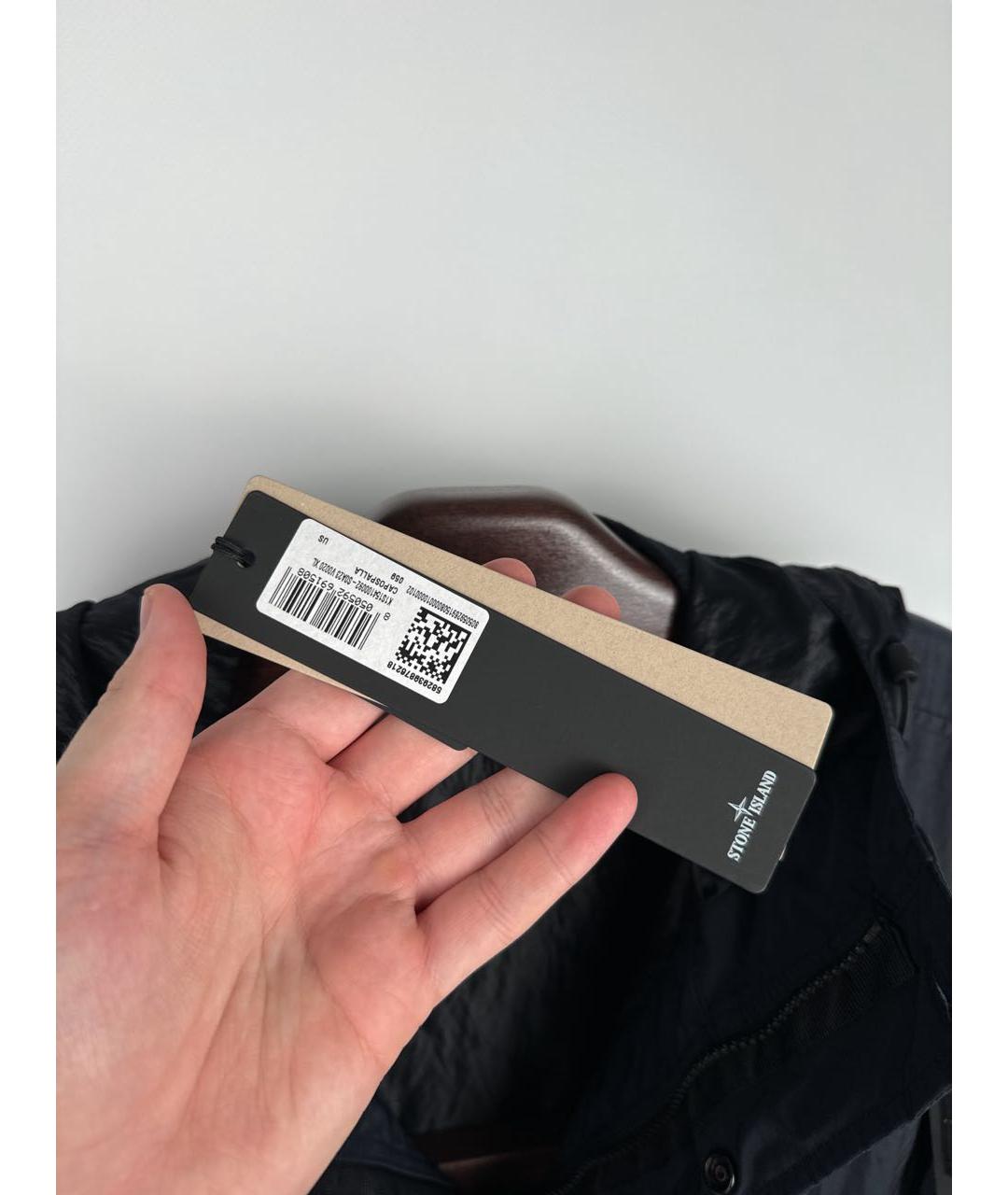 STONE ISLAND Темно-синяя полиамидовая куртка, фото 7