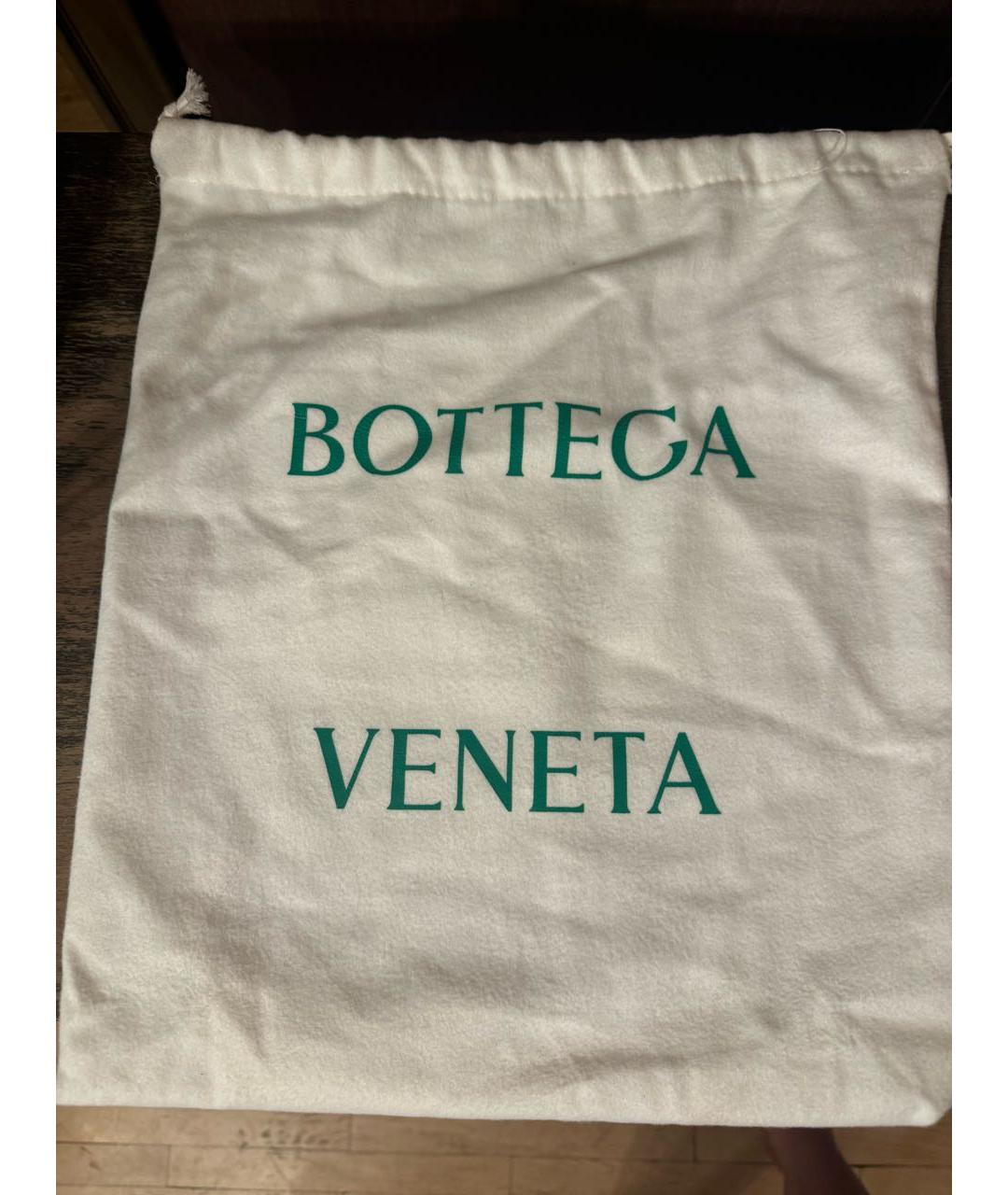 BOTTEGA VENETA Голубая кожаная сумка тоут, фото 6