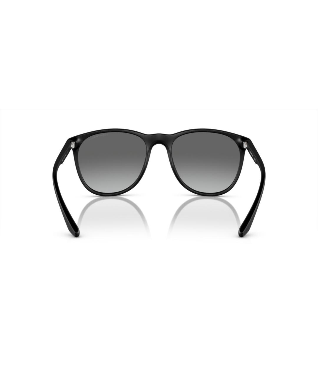 EMPORIO ARMANI Черные пластиковые солнцезащитные очки, фото 5