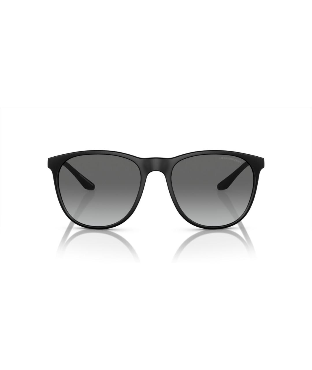 EMPORIO ARMANI Черные пластиковые солнцезащитные очки, фото 2