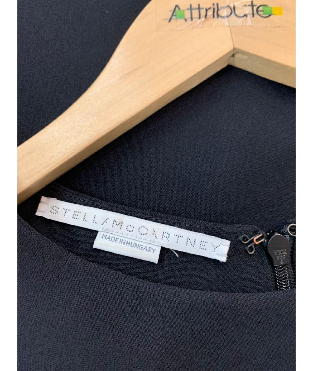 STELLA MCCARTNEY Черное вискозное коктейльное платье, фото 3