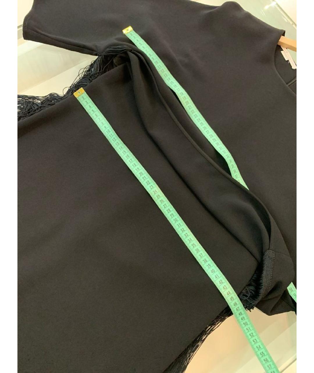 STELLA MCCARTNEY Черное вискозное коктейльное платье, фото 7