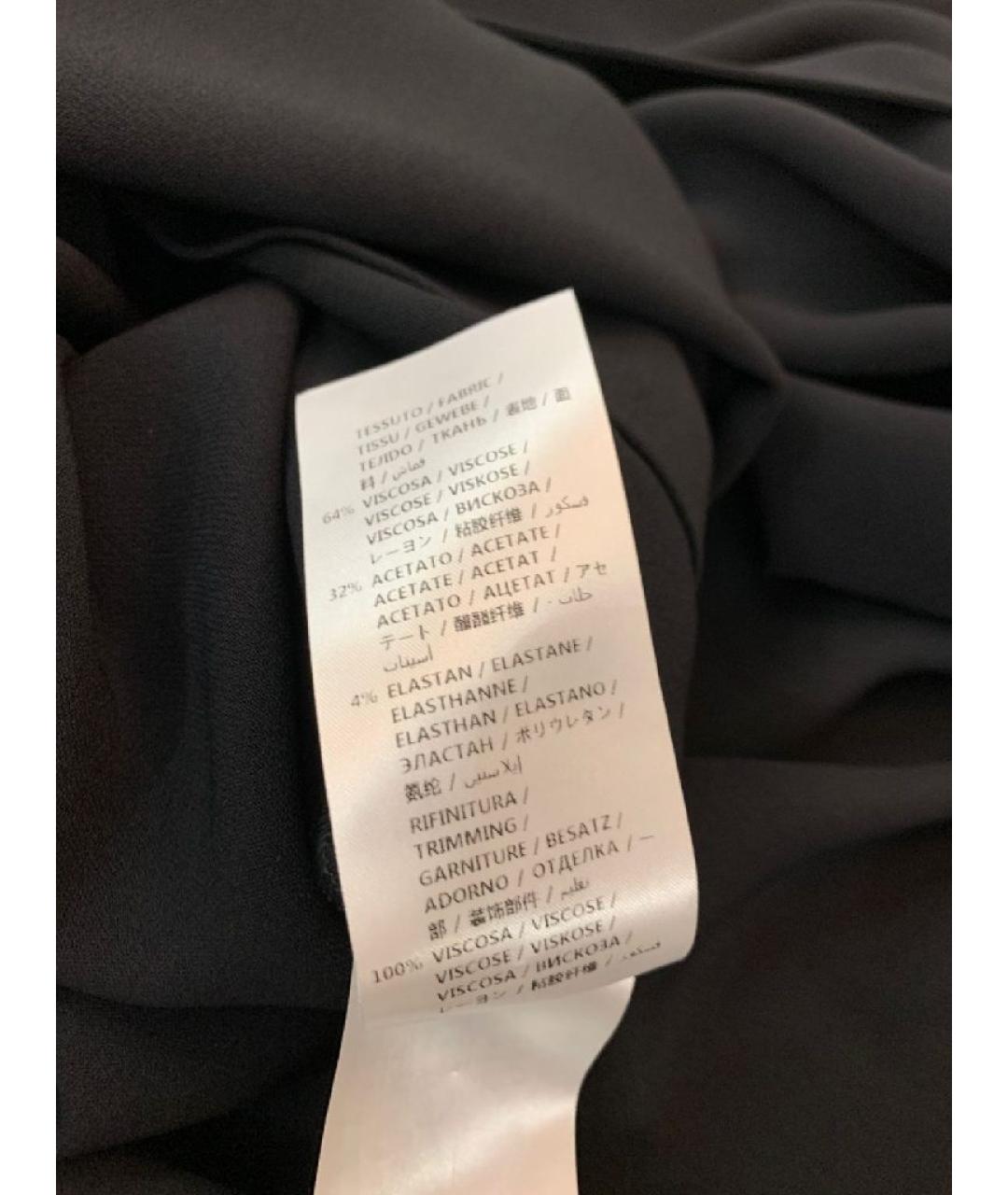 STELLA MCCARTNEY Черное вискозное коктейльное платье, фото 5