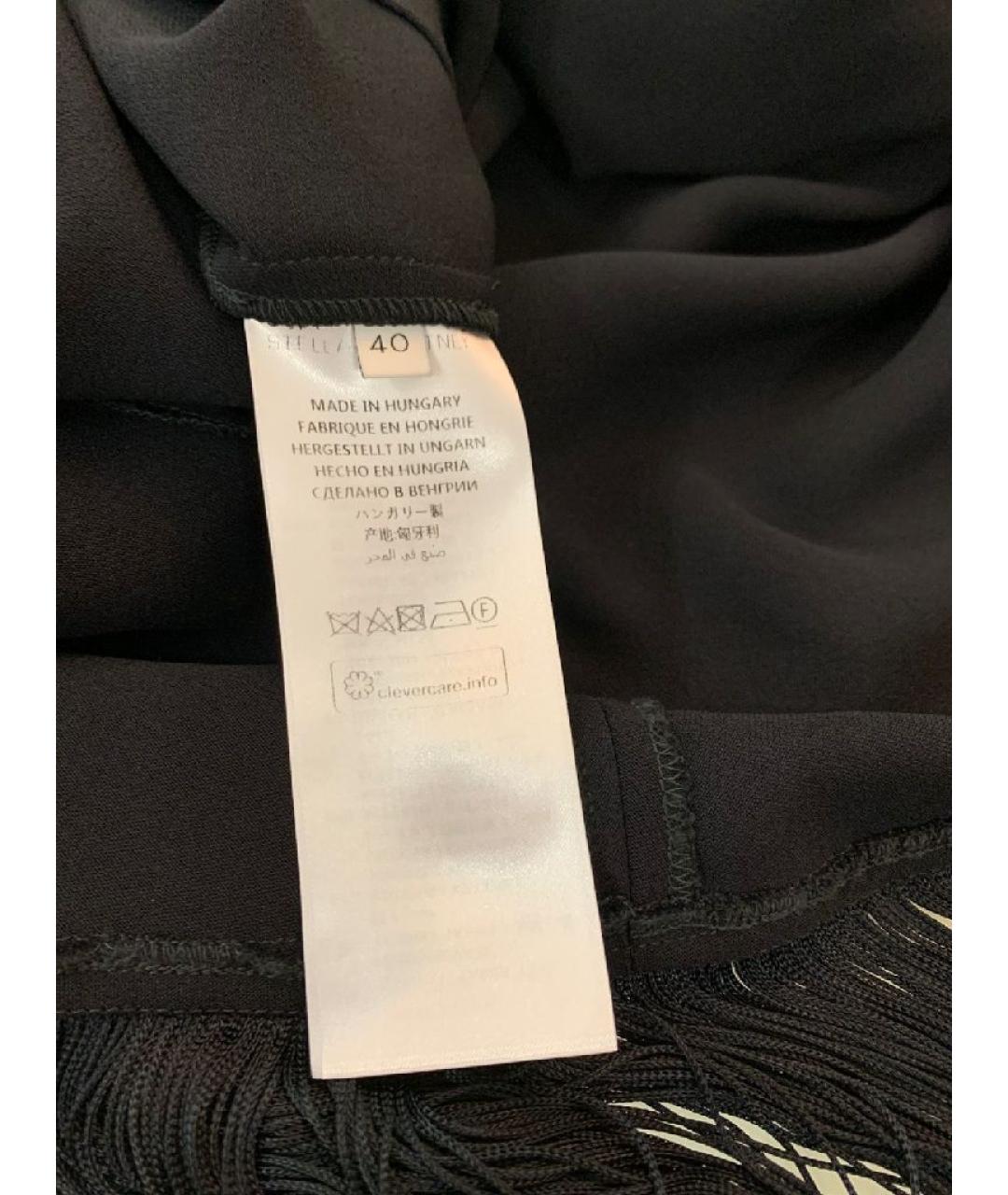 STELLA MCCARTNEY Черное вискозное коктейльное платье, фото 4