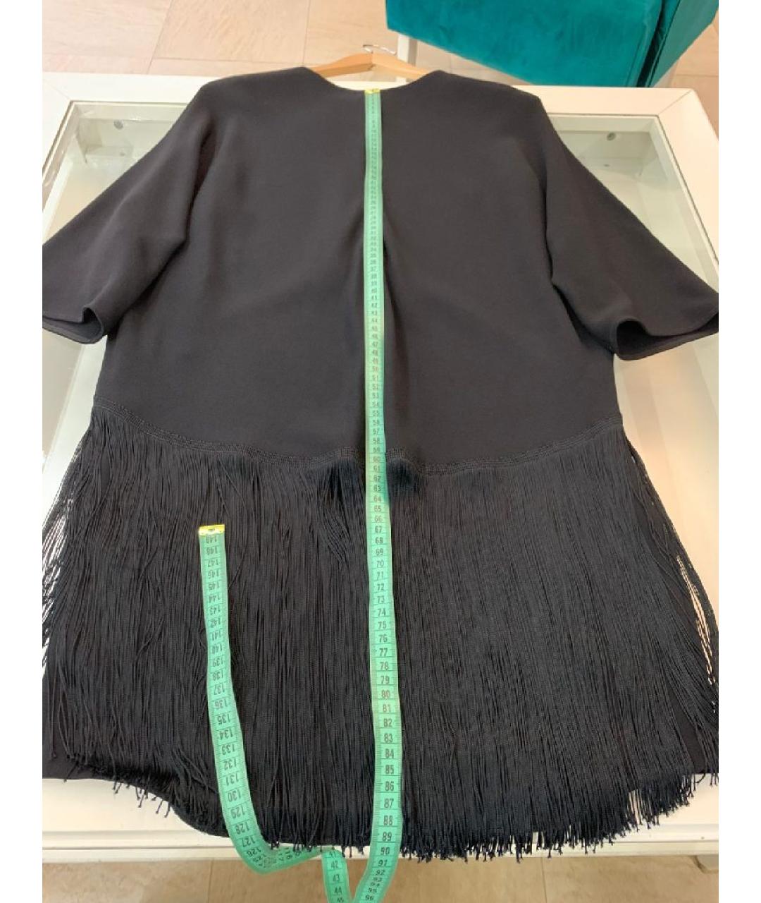 STELLA MCCARTNEY Черное вискозное коктейльное платье, фото 8