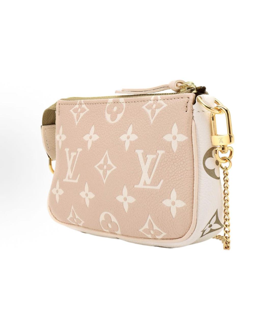 LOUIS VUITTON Хаки кожаная сумка через плечо, фото 4