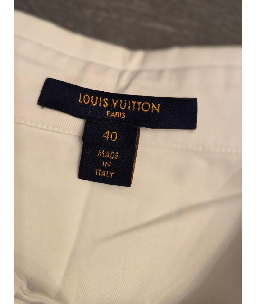 LOUIS VUITTON Белая деним рубашка, фото 4