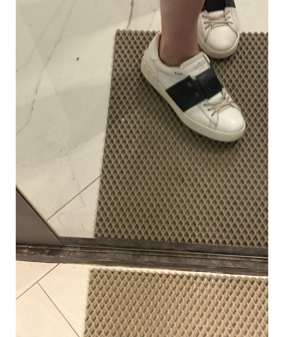 VALENTINO Белые кеды из искусственной кожи, фото 6