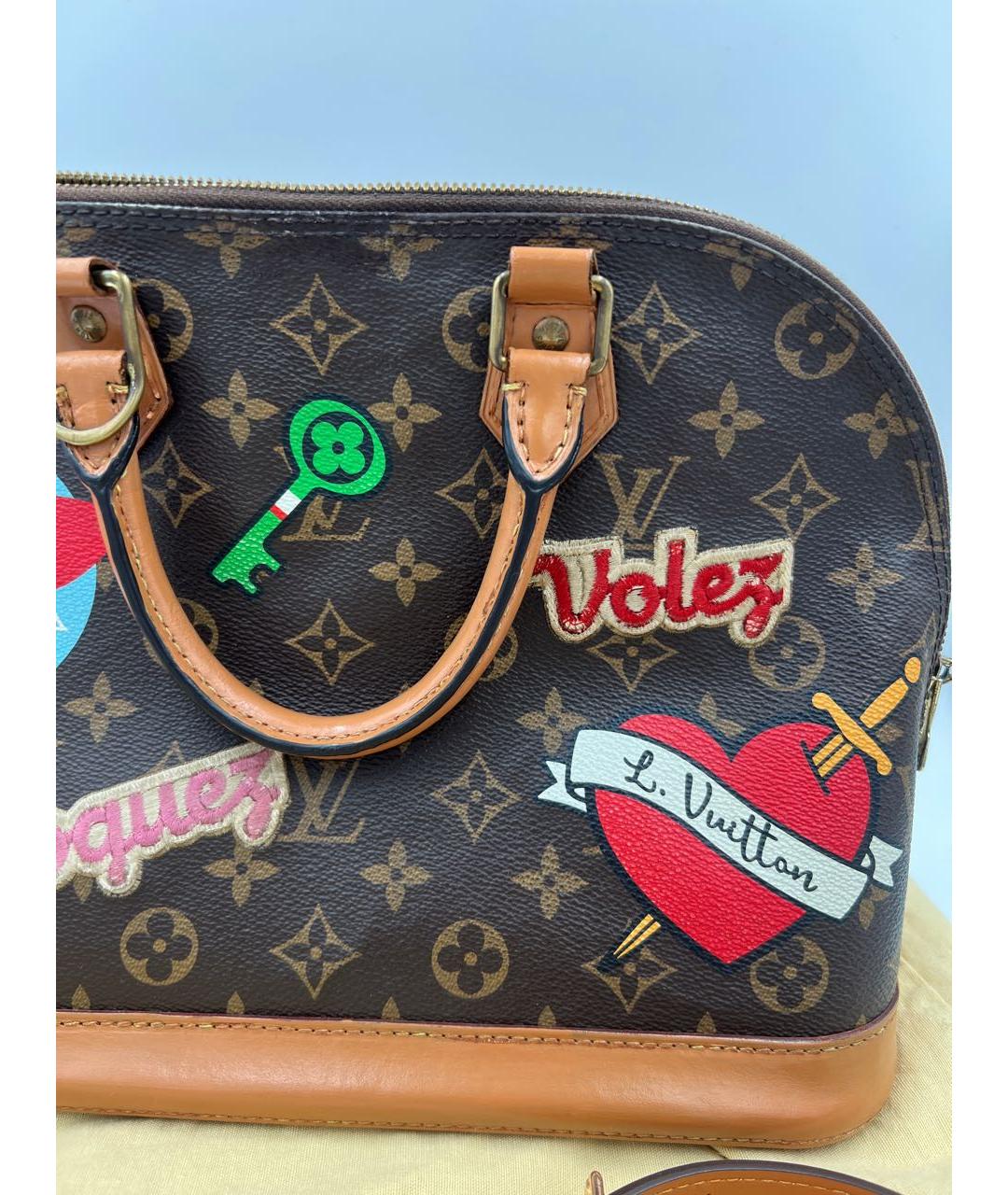 LOUIS VUITTON Мульти кожаная сумка с короткими ручками, фото 4