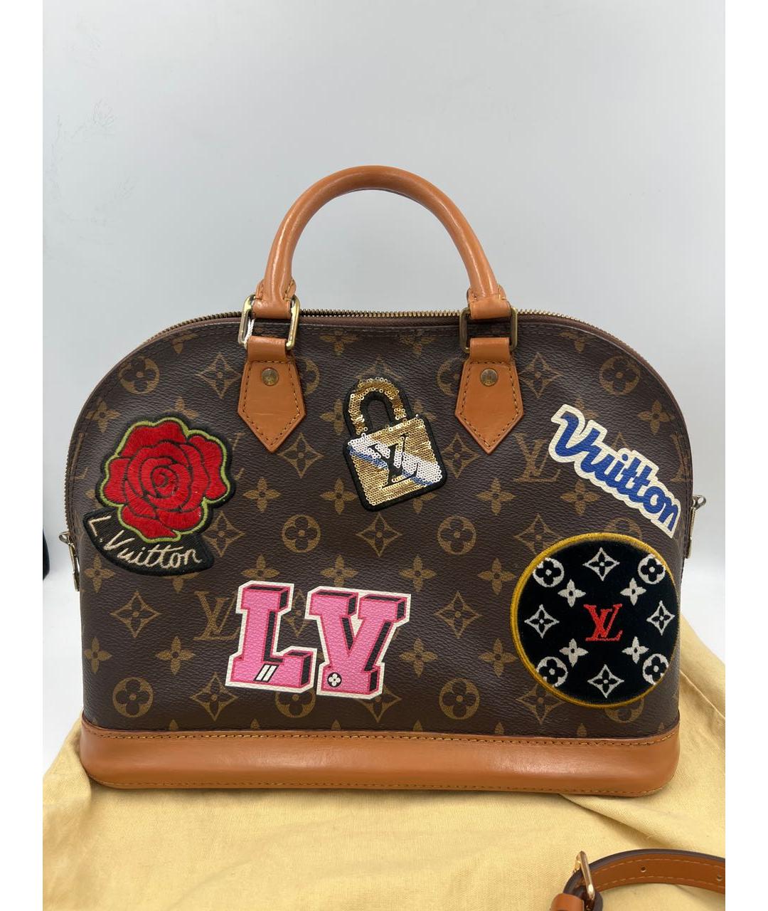 LOUIS VUITTON Мульти кожаная сумка с короткими ручками, фото 5