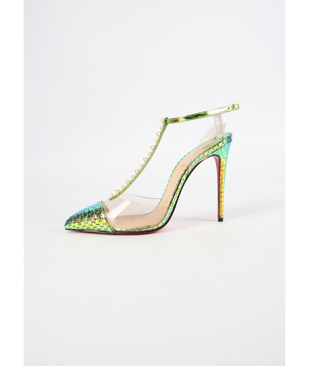 CHRISTIAN LOUBOUTIN Мульти кожаные туфли, фото 7