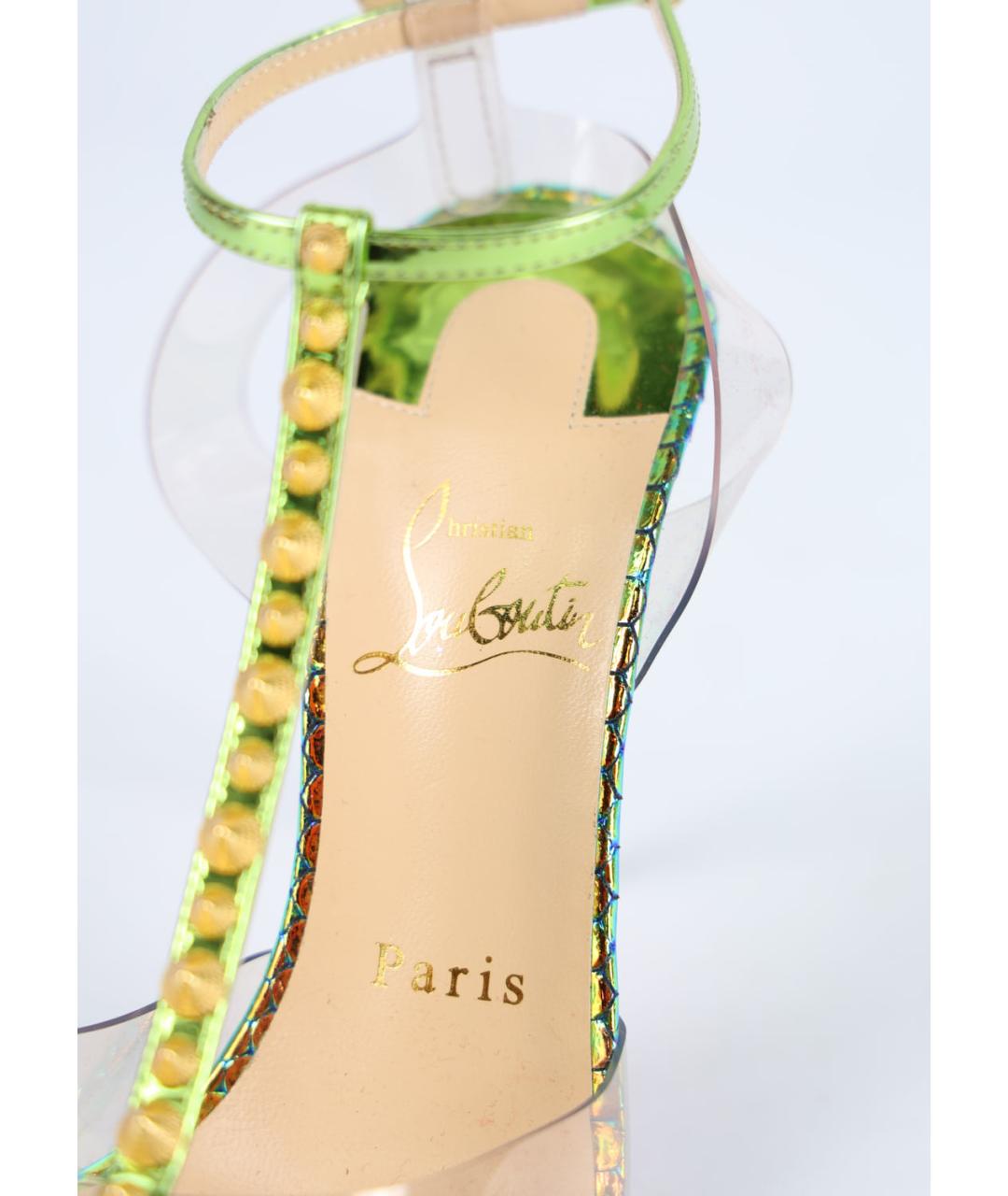 CHRISTIAN LOUBOUTIN Мульти кожаные туфли, фото 5