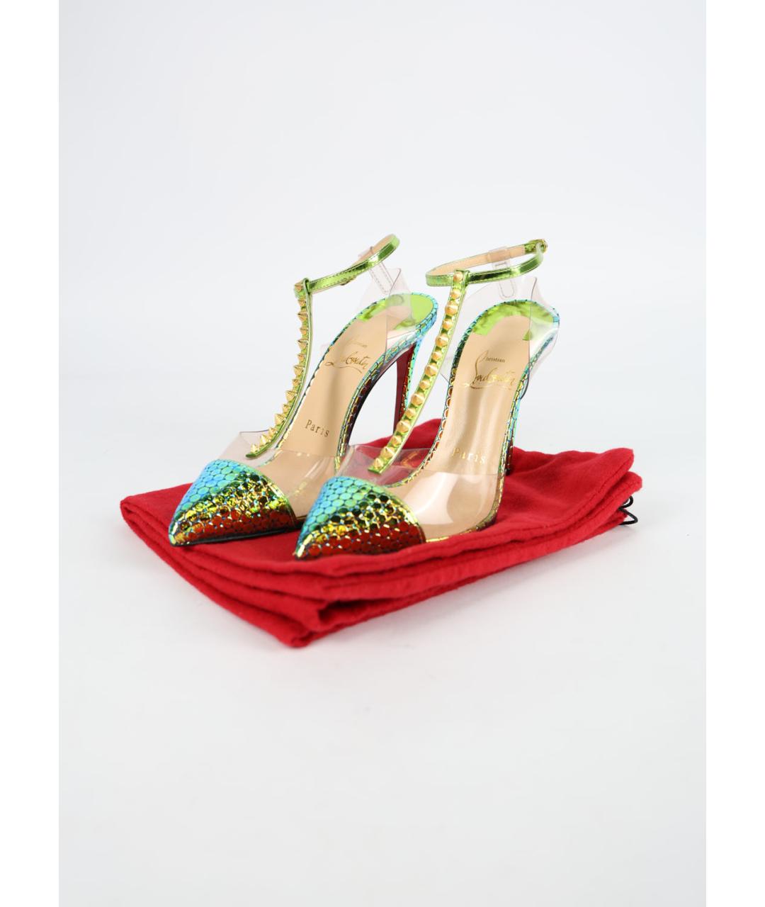 CHRISTIAN LOUBOUTIN Мульти кожаные туфли, фото 6