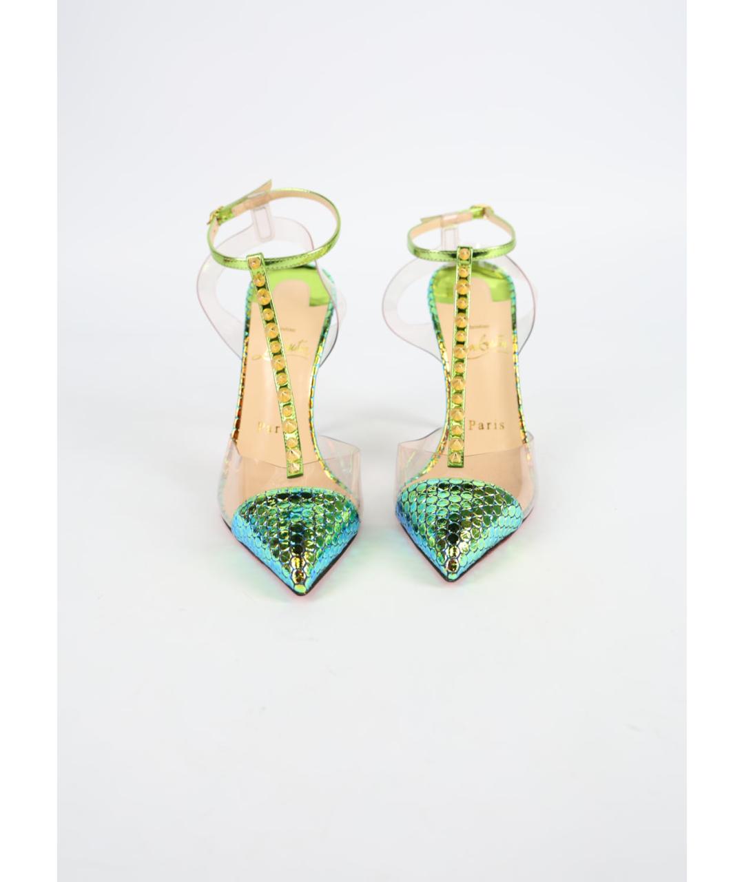 CHRISTIAN LOUBOUTIN Мульти кожаные туфли, фото 3