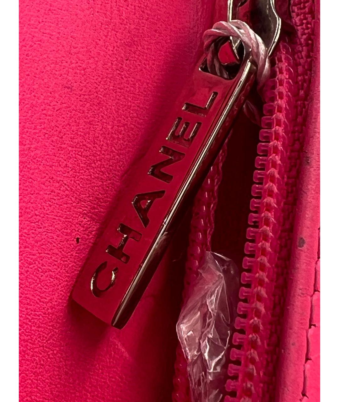 CHANEL Черный кожаный кошелек, фото 5