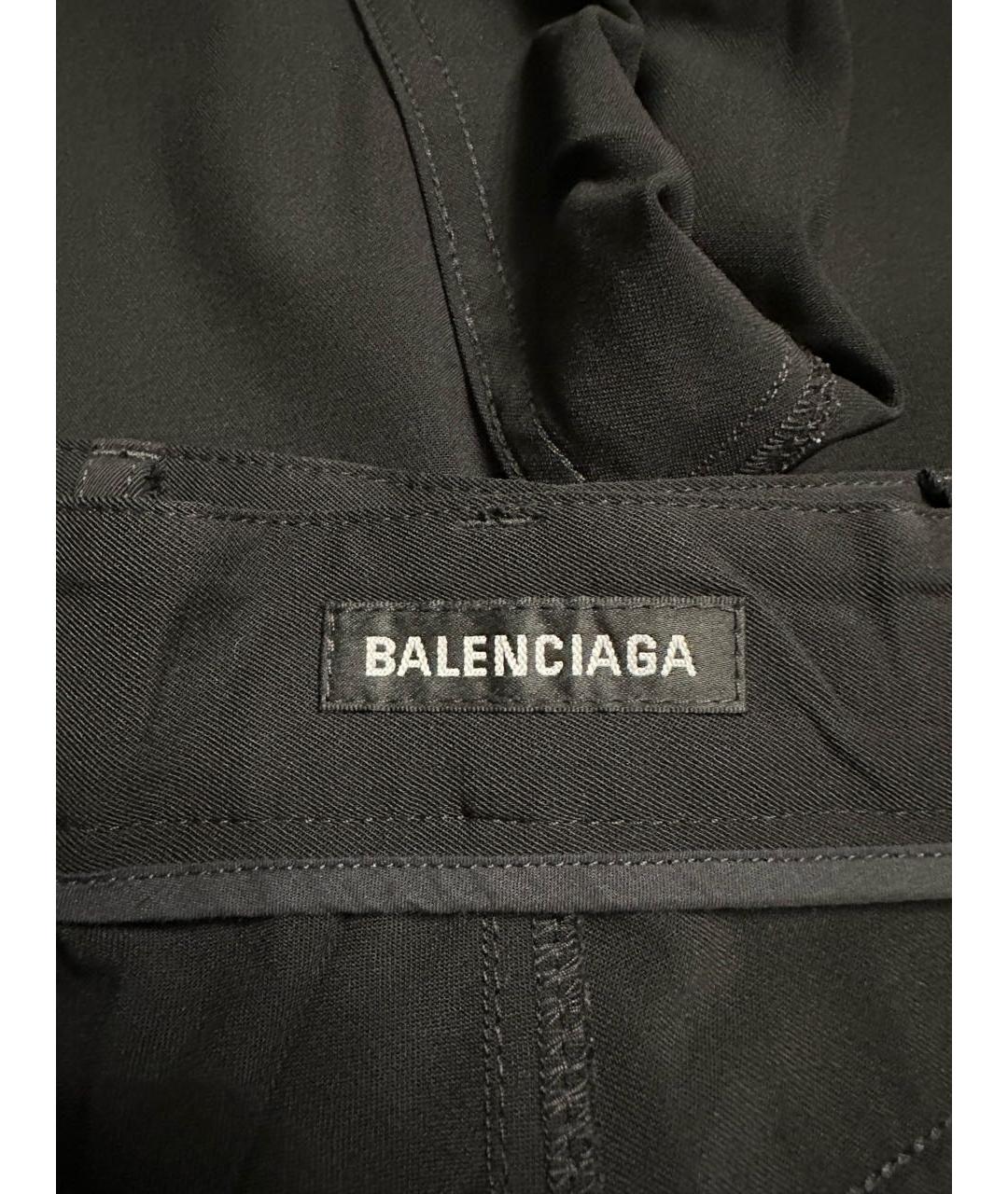 BALENCIAGA Черные повседневные брюки, фото 4