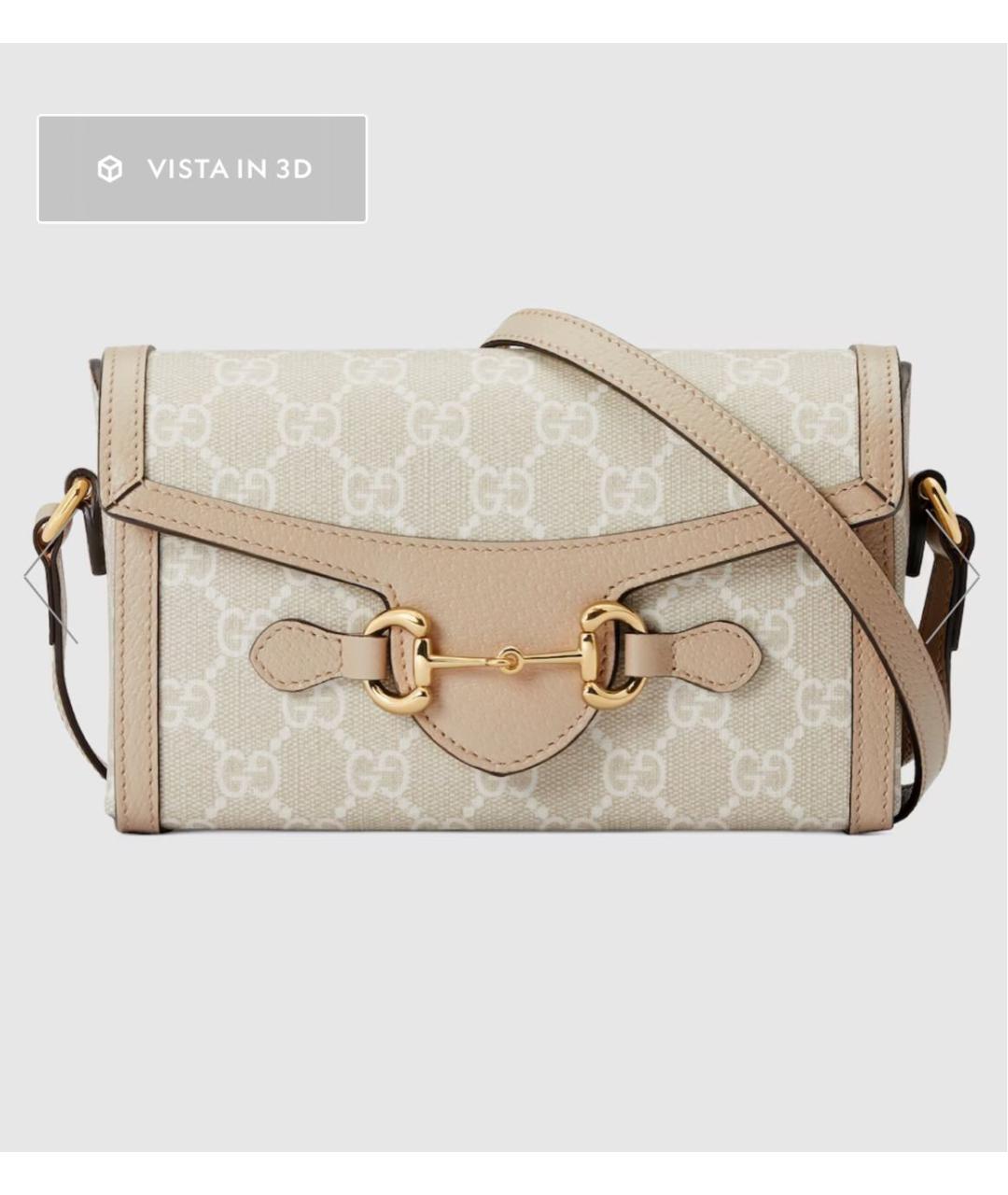 GUCCI Бежевая сумка через плечо, фото 8