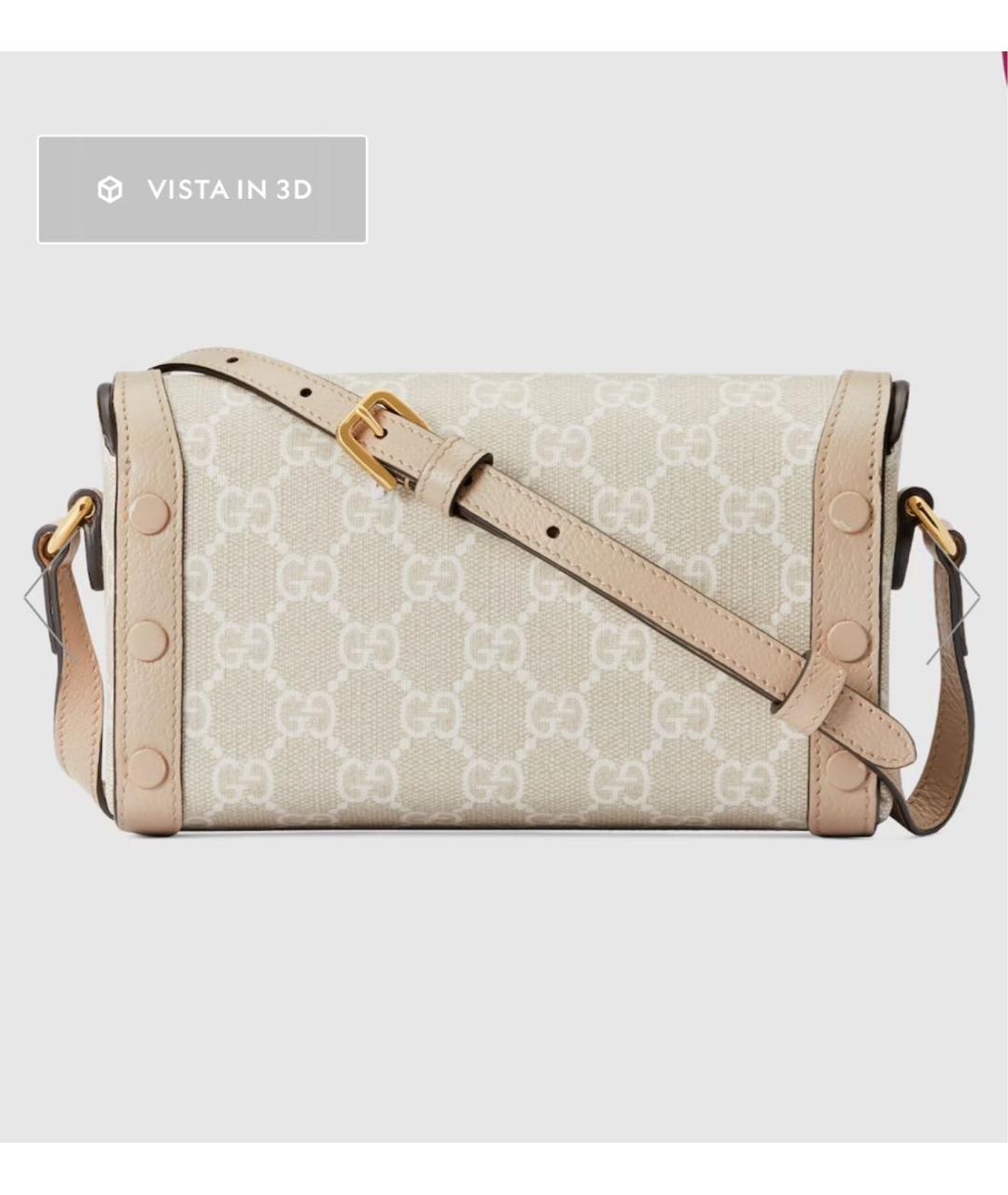 GUCCI Бежевая сумка через плечо, фото 3