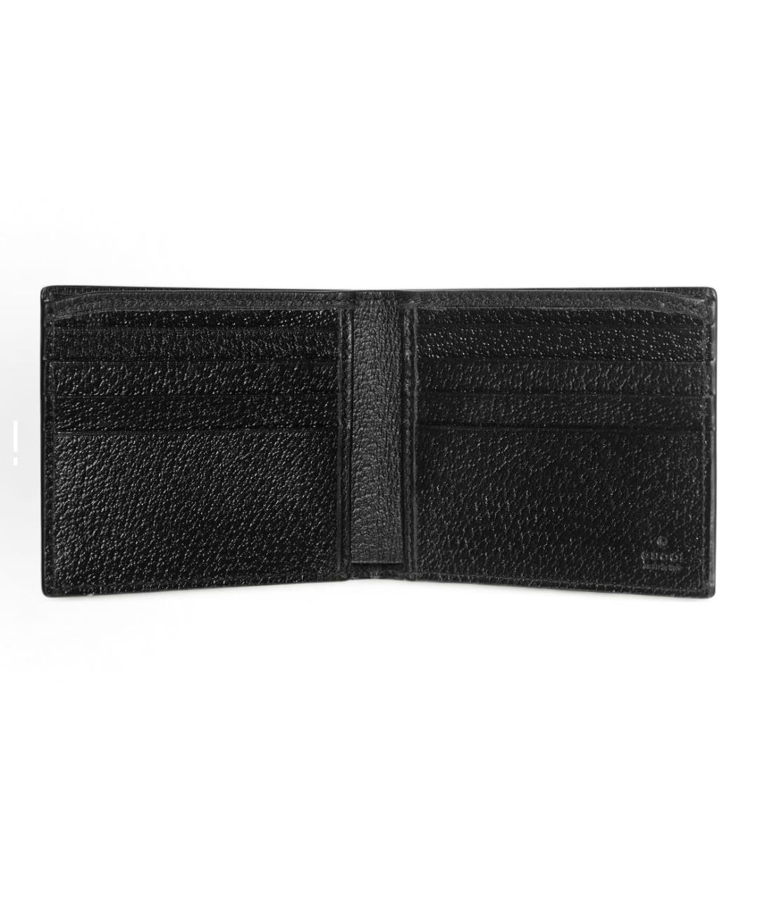 GUCCI Черный кожаный кошелек, фото 5