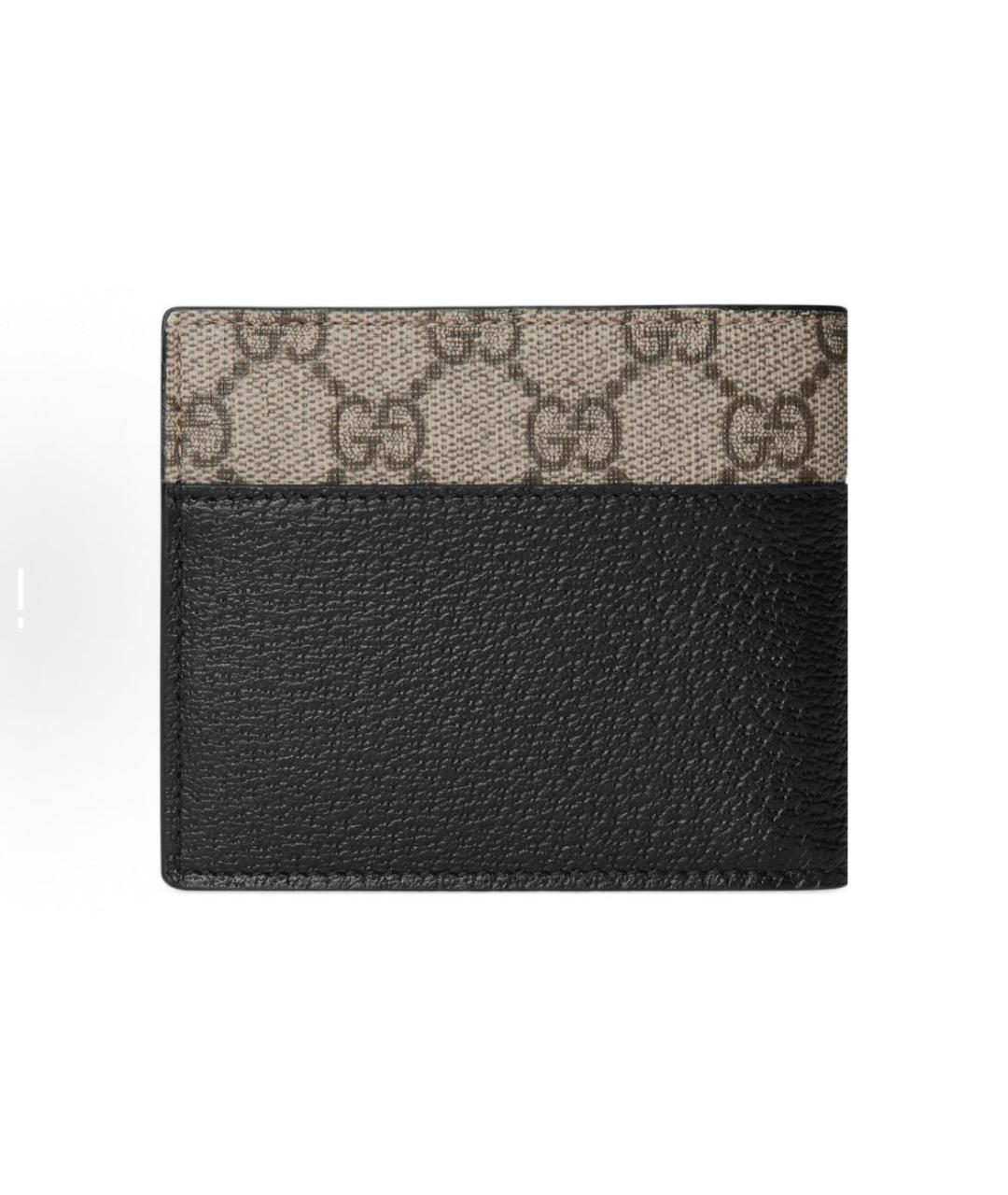 GUCCI Черный кожаный кошелек, фото 3