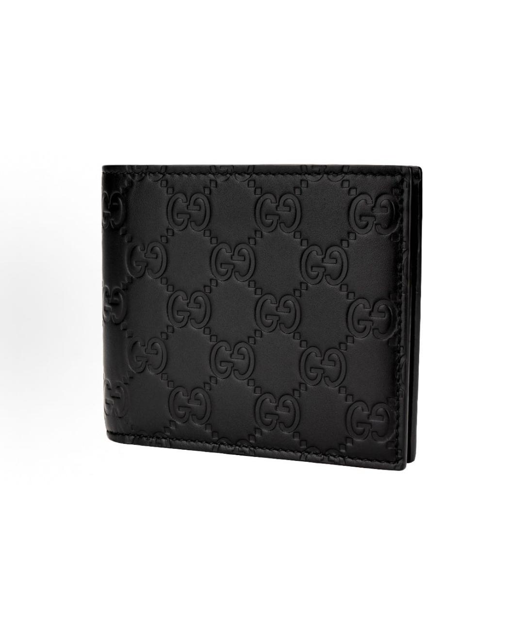 GUCCI Черный кожаный кошелек, фото 2