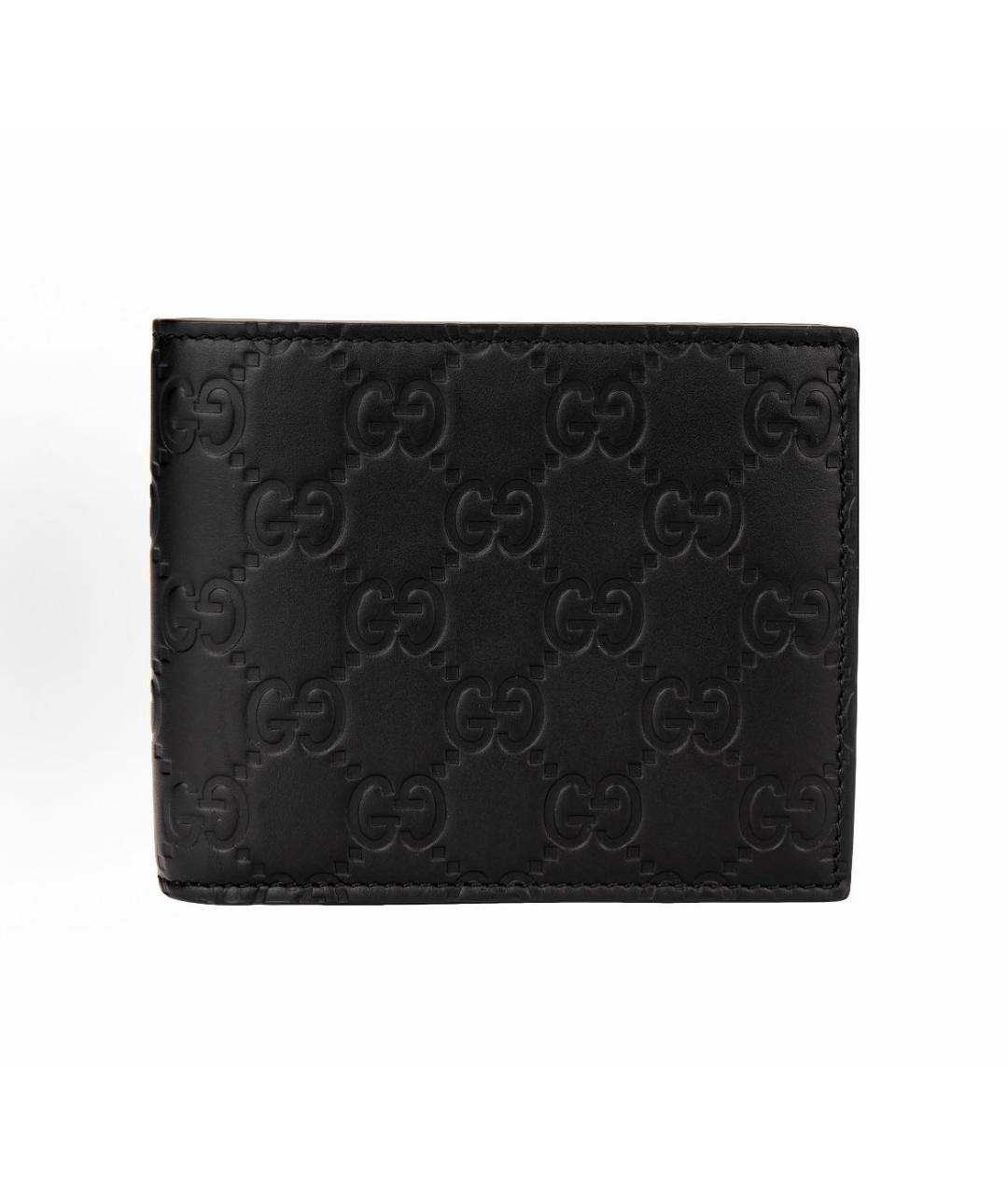 GUCCI Черный кожаный кошелек, фото 7