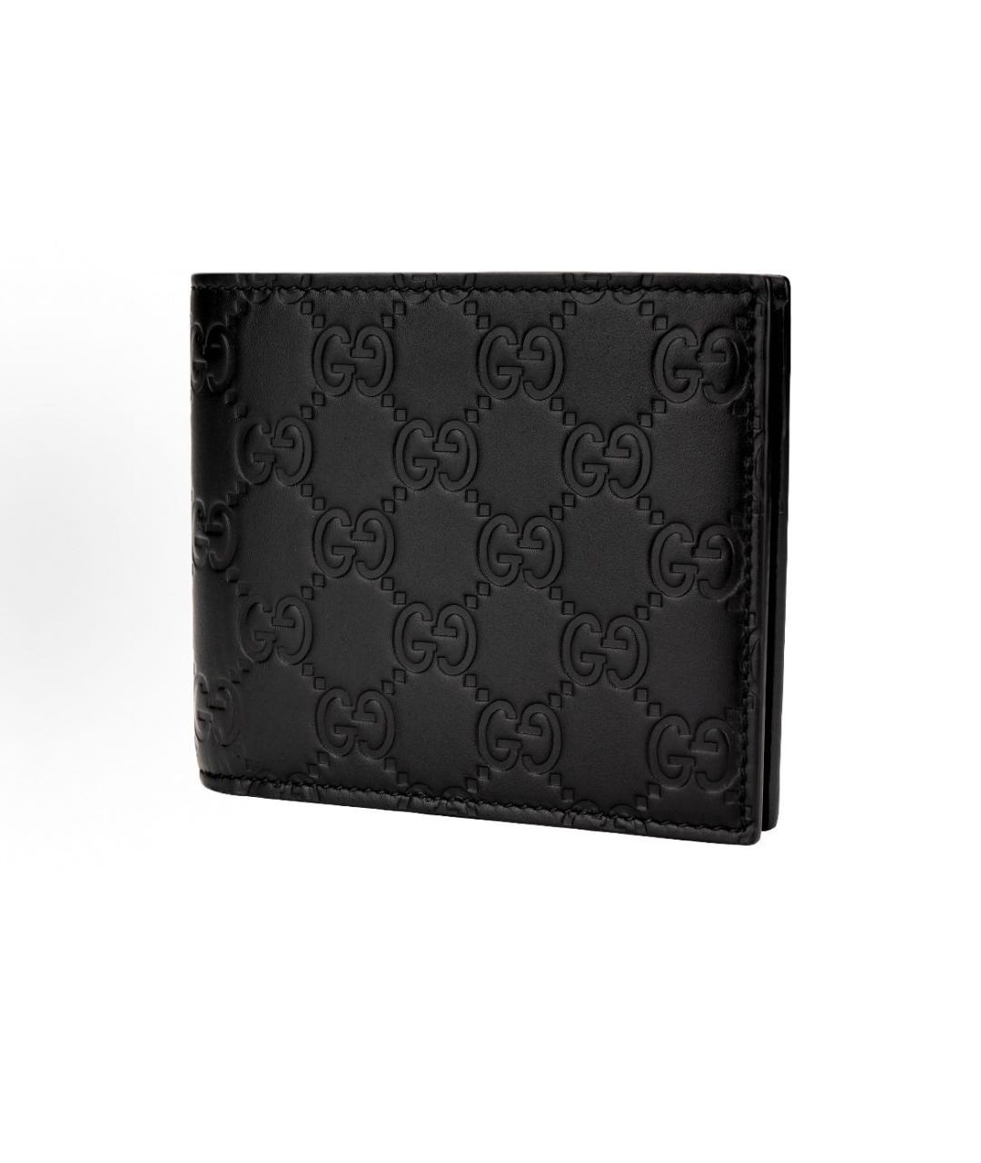 GUCCI Черный кожаный кошелек, фото 3