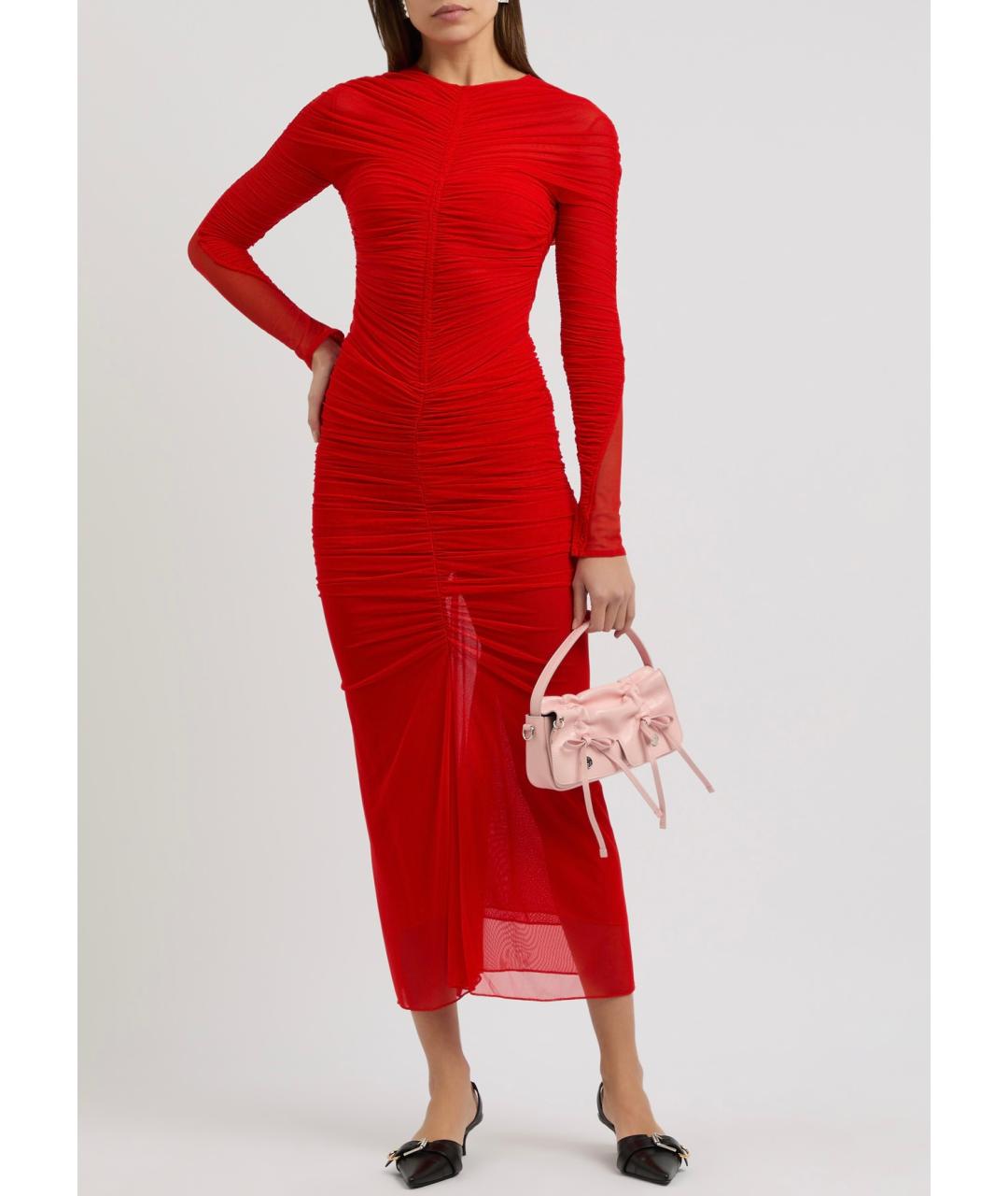 MUGLER Красное боди, фото 4