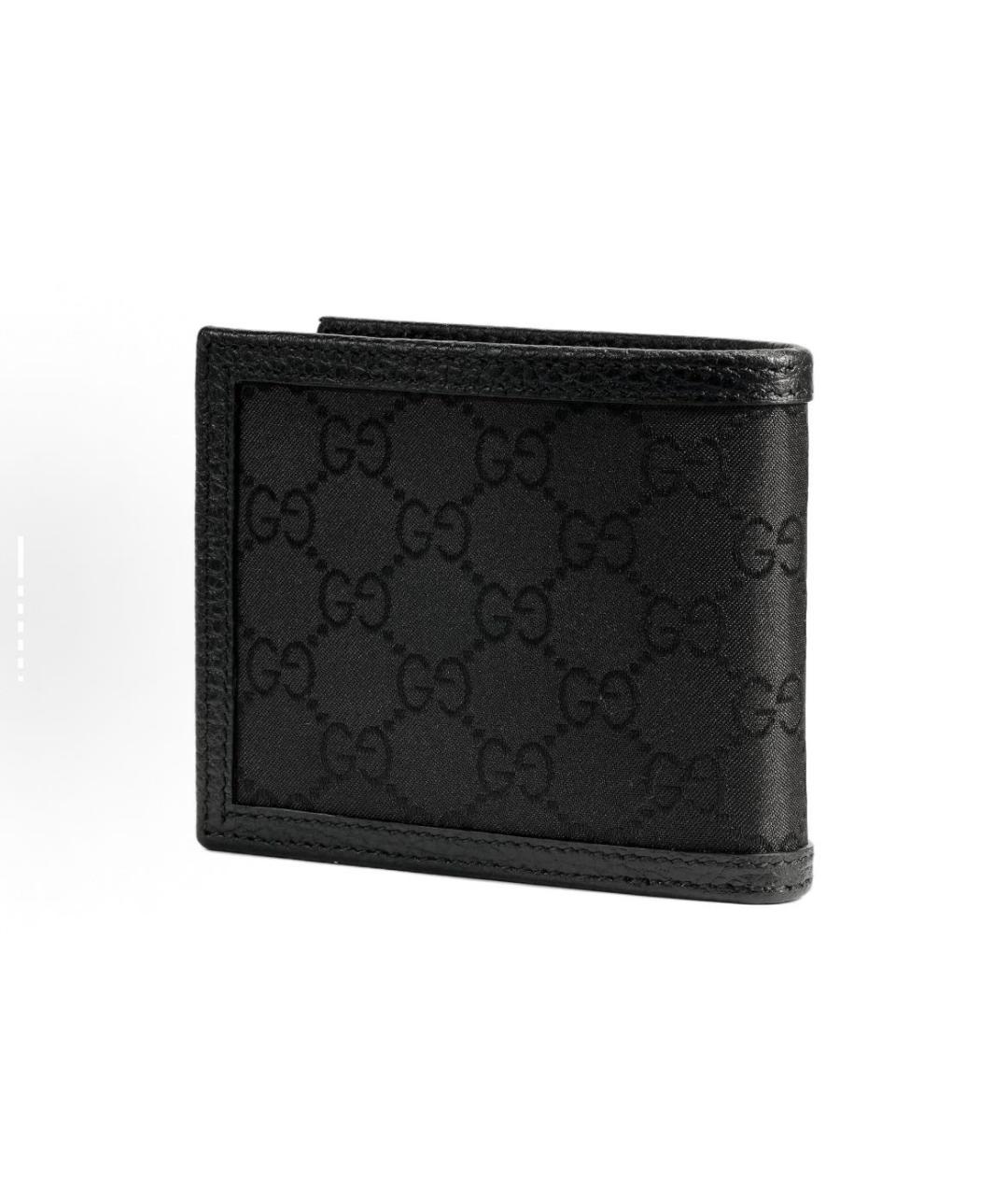 GUCCI Черный кожаный кошелек, фото 2
