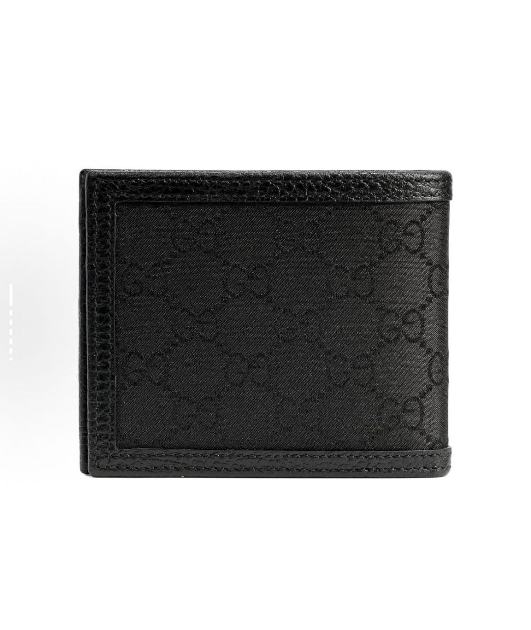 GUCCI Черный кожаный кошелек, фото 7