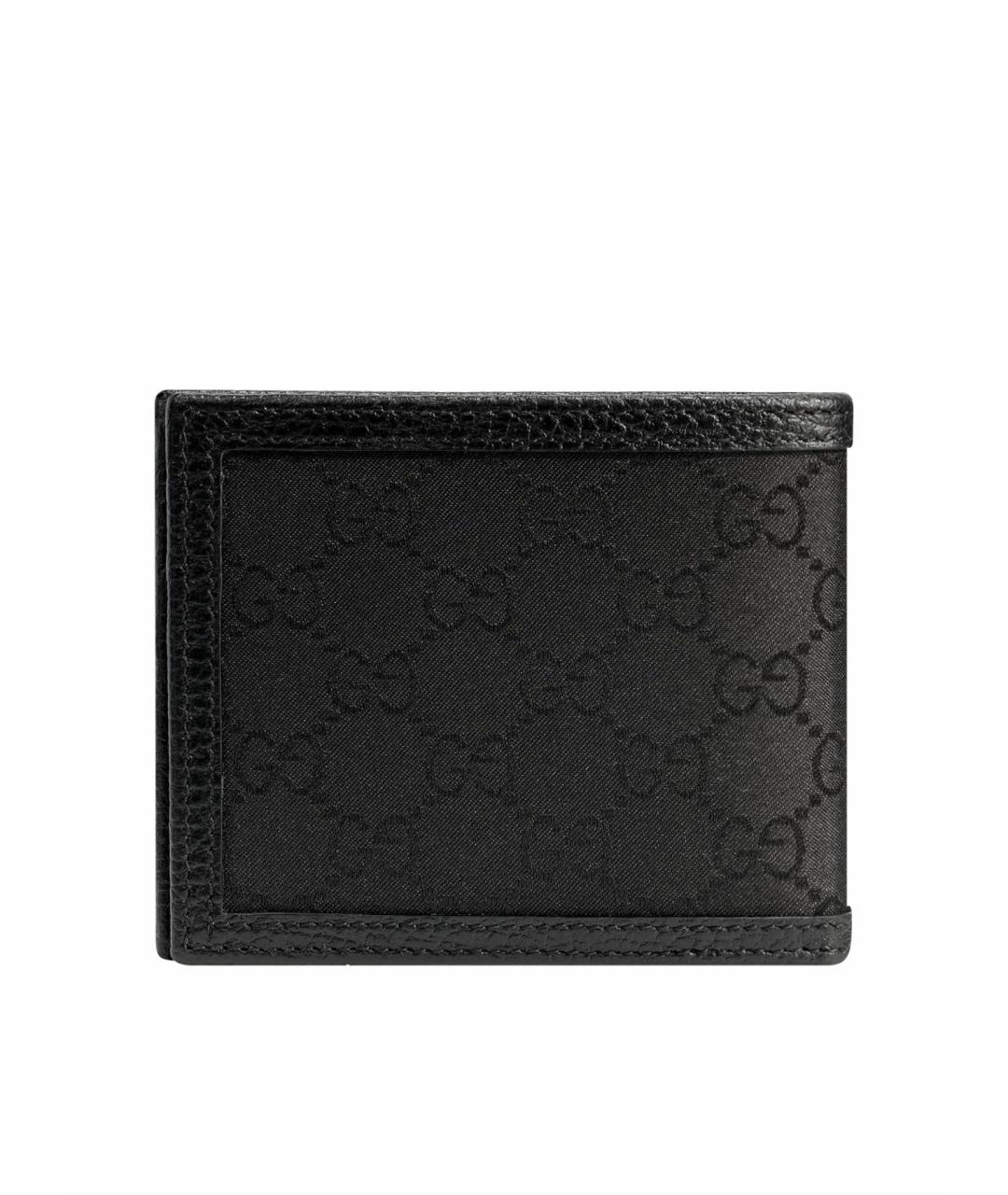 GUCCI Черный кожаный кошелек, фото 1