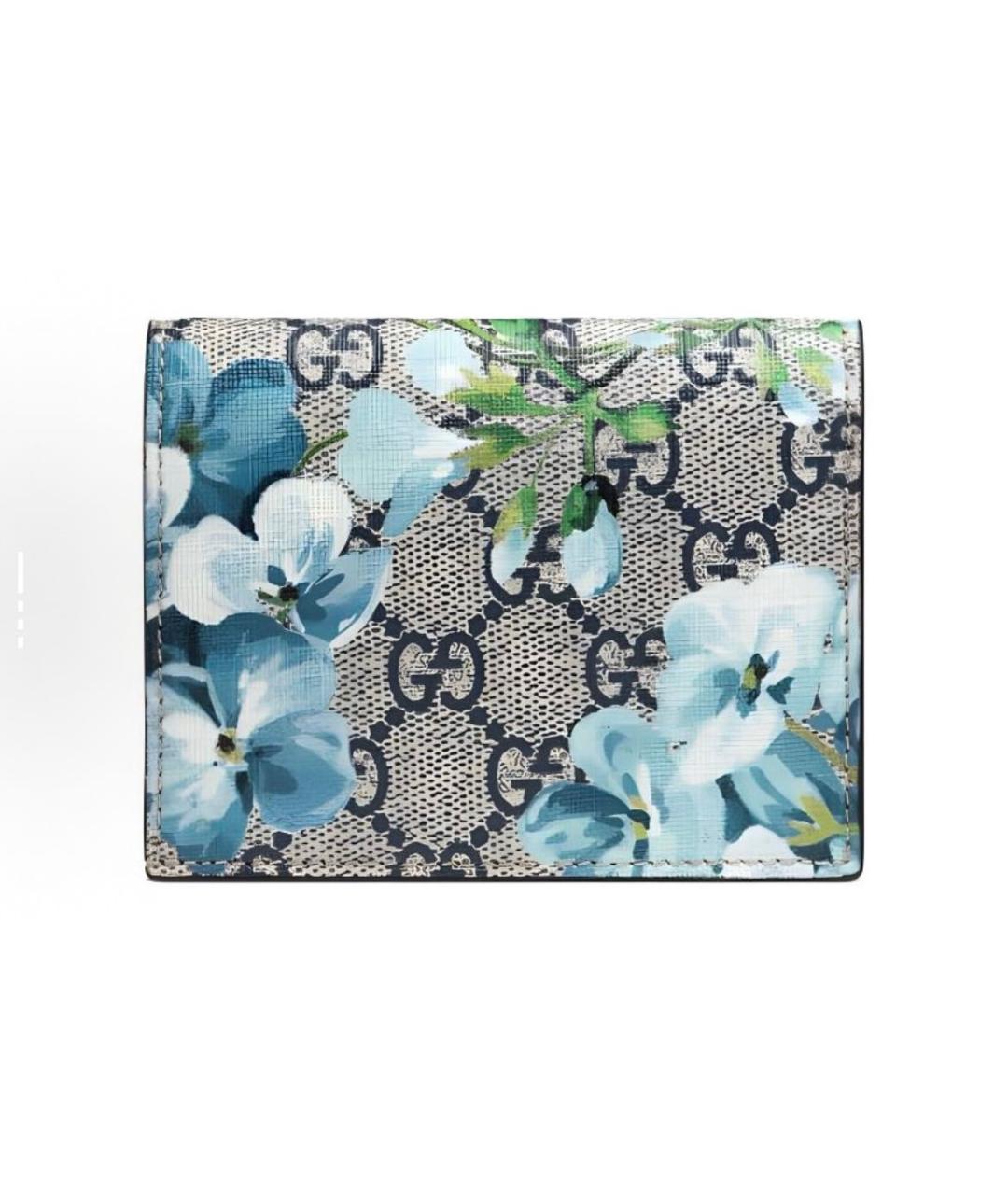 GUCCI Голубой кошелек из искусственной кожи, фото 2