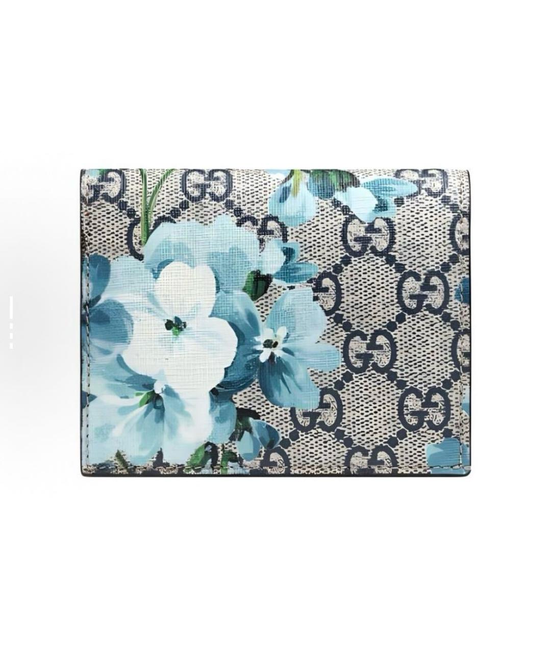 GUCCI Голубой кошелек из искусственной кожи, фото 6